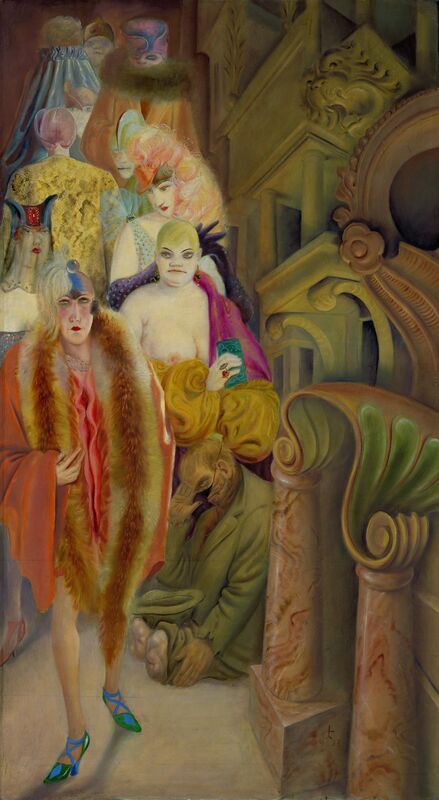 Otto Dix, ‘Großstadt (Metropolis)’, 1927-1928, Painting, Wood, distemper, Art Resource