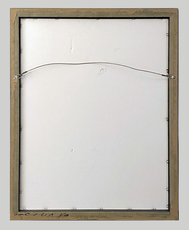 Shepard Fairey, ‘'Basquiat Canvas' (framed)’, 2010, Print, Screen print on cream, Speckletone fine art paper.  Professionally float-framed with archival matting and black hardwood frame molding., Signari Gallery
