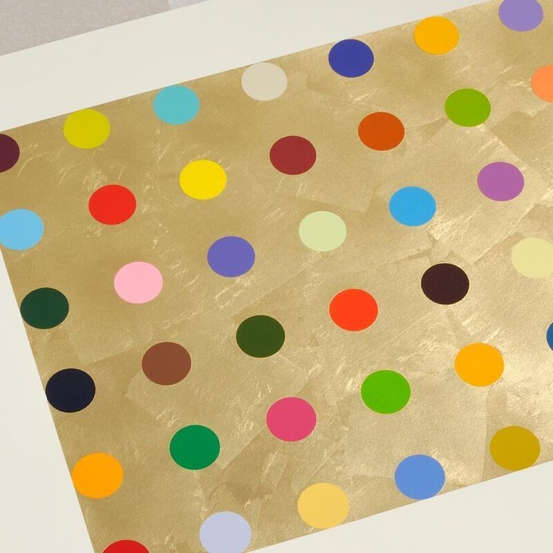 Damien Hirst, ‘Damien Hirst, Gold Thioglucose’, 2008, Print, Silkscreen on Gold Leaves, Oliver Cole Gallery