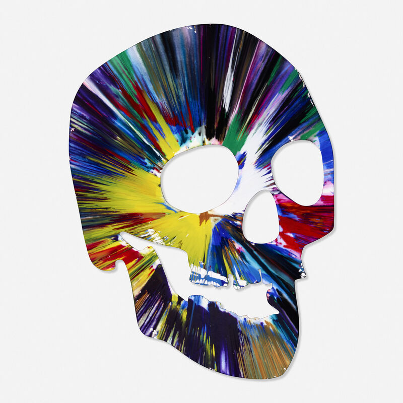 Damien Hirst, ‘Skull Spin Painting’, 2009, Painting, Acrylic on paper, Rago/Wright/LAMA