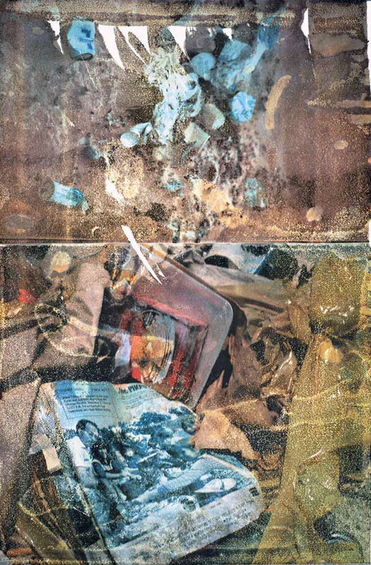 Robert Rauschenberg, ‘Peace’, 1994, Print, Lithograph with vegetable dye water transfer on Arches Infinity paper, Kenneth A. Friedman & Co.