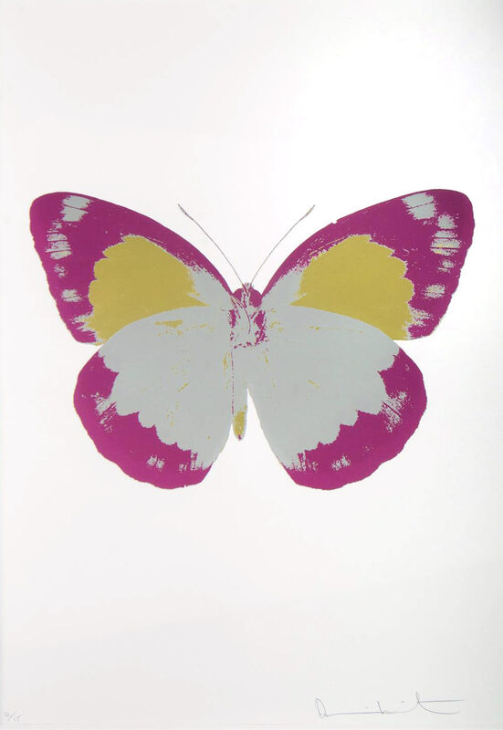 Damien Hirst, ‘The Souls II (Silver Gloss, Fushia Pink, Oriental Gold)’, 2010, Mixed Media, Three Colour Foil Block 12/15, Wentworth Galleries