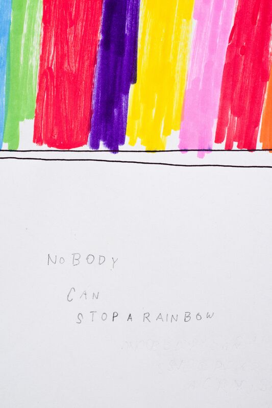Jim Torok, ‘Nobody Can Stop a Rainbow #2’, 2015, Drawing, Collage or other Work on Paper, Ink on paper, Lora Reynolds Gallery