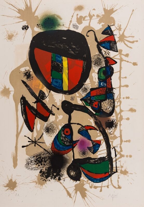 Joan Miró, ‘Nid d’Alouettes (Mourlot 1122)’, 1977, Print, Lithograph printed in colours, Forum Auctions