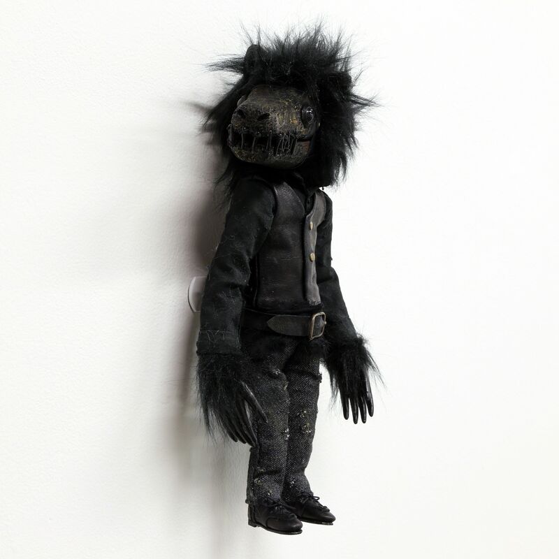 Tomoyasu Murata, ‘Shadow’, 2014, Mixed Media, Brass, wood, wire, latex, cloth, cotton, fake fur,  leather, acrylic sphere, acrylic paint, GALLERY MoMo