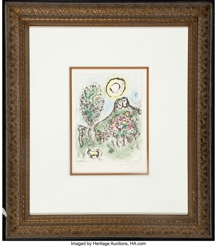 Marc Chagall, ‘Le Baou de St-Jeannet II’, 1969, Print, Lithograph in colors on Arches paper, with full margins, Heritage Auctions