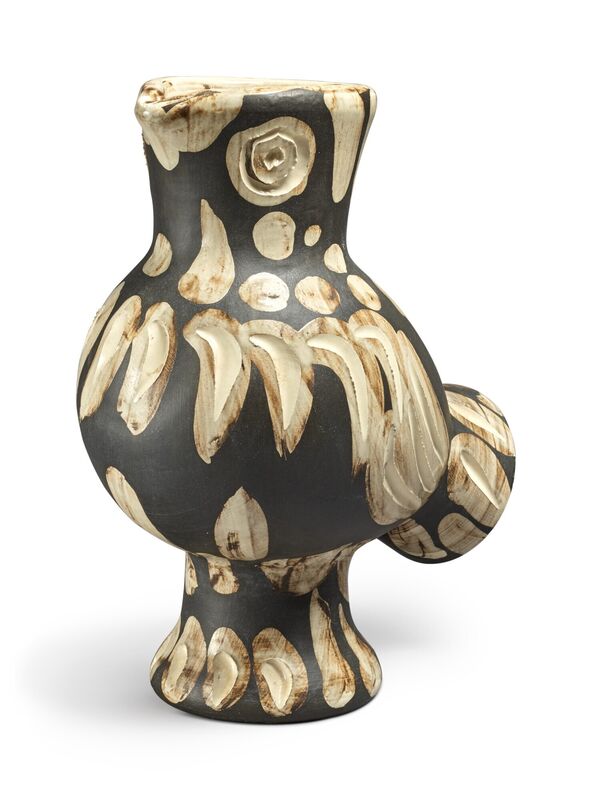 Pablo Picasso, ‘Pablo Picasso Madoura Ceramic Vase 'Chouette' Ramié 605’, ca. 1969, Design/Decorative Art, Ceramic, Earthenware, Hirth Fine Art