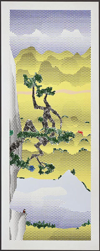 Roy Lichtenstein, ‘Landscape with Poet ’, 1996, Print, 16-color lithograph and screenprint, Upsilon Gallery