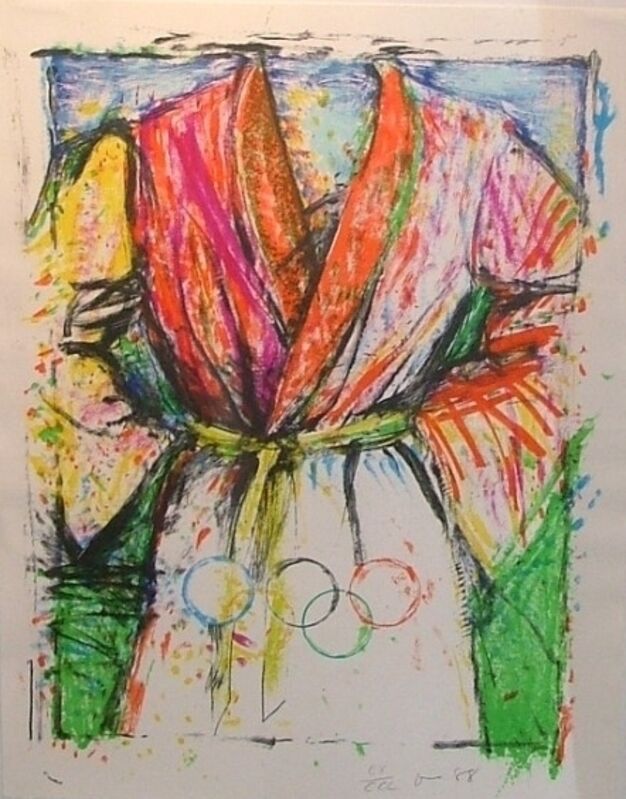 Jim Dine, ‘Olympic Robe’, 1988, Print, Serigraph, Contessa Gallery