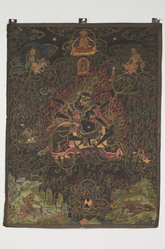 ‘Glorious Goddess, Shri Devi, Palden Lhamo’, 19th century, Painting, Pigments on cloth, Rubin Museum of Art