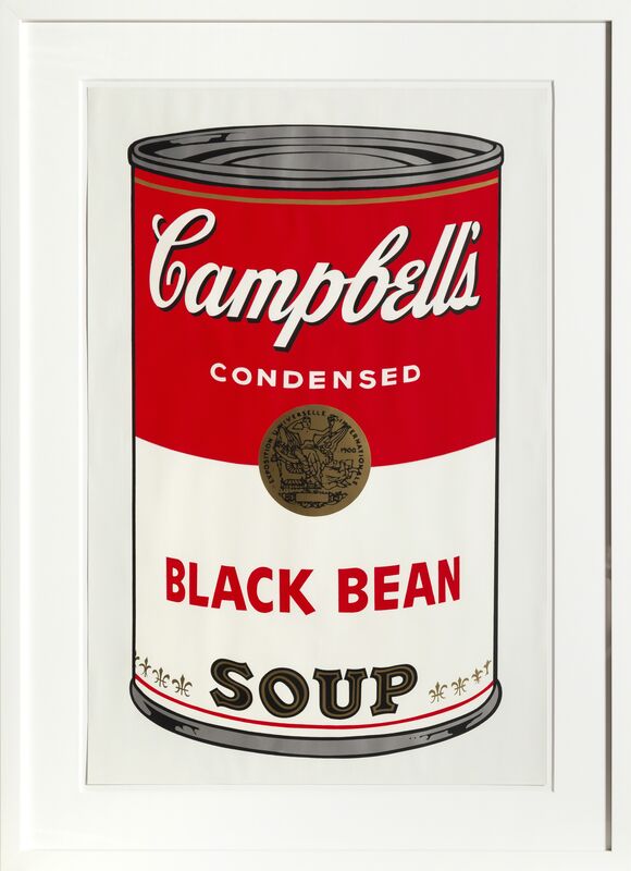 Andy Warhol, ‘Black Bean from Campbells Soup I’, 1968, Print, Screenprint, RoGallery