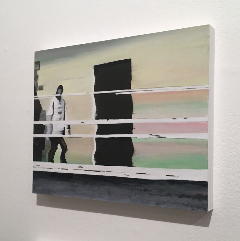 John Garrett Slaby, ‘VHS-C 1998 01’, 2020, Painting, Acrylic and flashe on panel, Deep Space Gallery