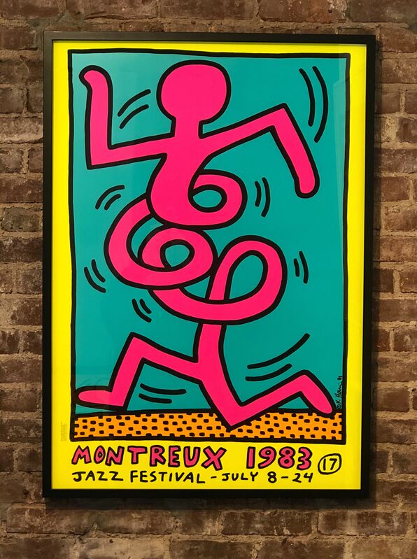 Keith Haring, ‘Montreux 17ème / Festival de Jazz’, 1983, Posters, Screenprint, Woodward Gallery