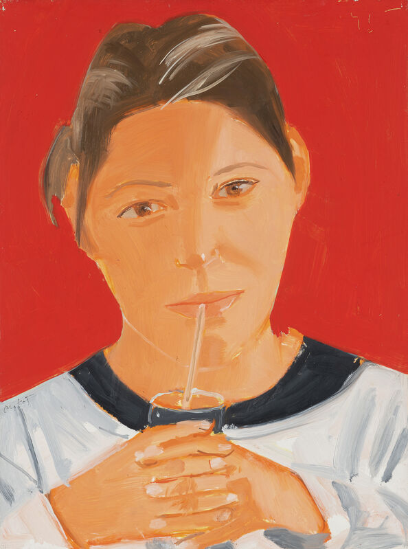 Alex Katz, ‘Mariana’, 1991, Painting, Oil on board, Martini Studio d'Arte