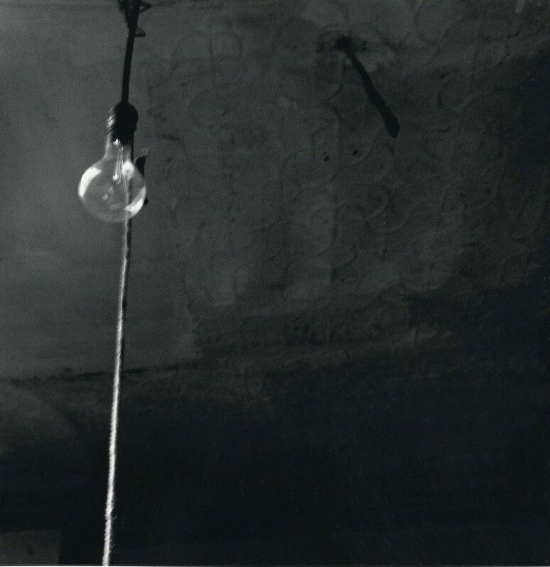 Robert Rauschenberg, ‘Ceiling + Light Bulb’, 1950, Gelatin silver print, Robert Rauschenberg Foundation