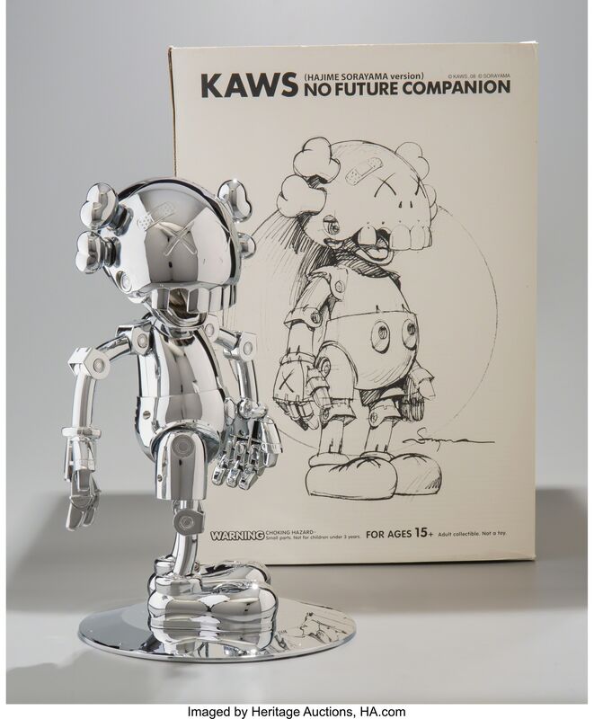 KAWS, ‘No Future Companion (Silver Chrome)’, 2008, Other, Metallized plastic, Heritage Auctions