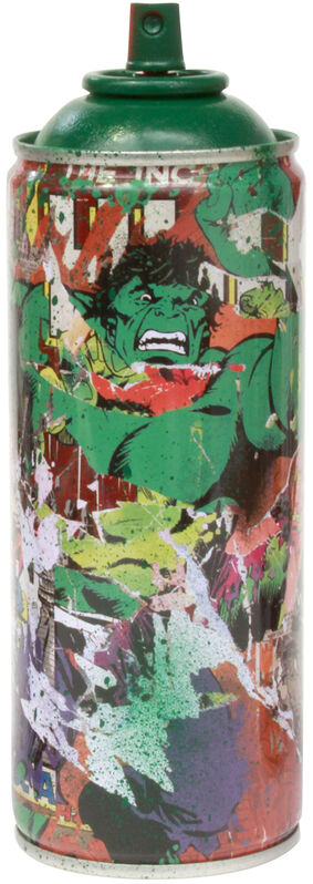 Mr. Brainwash, ‘Marvel Spray Can: The Hulk’, 2019, Sculpture, Spray paint on streel spray can, Taglialatella Galleries