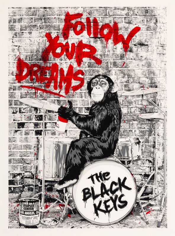 Mr. Brainwash, ‘The Black Keys LA II (Follow Your Dreams)’, 2012, Print, Screenprint in colors on Archival Art paper, Heritage Auctions