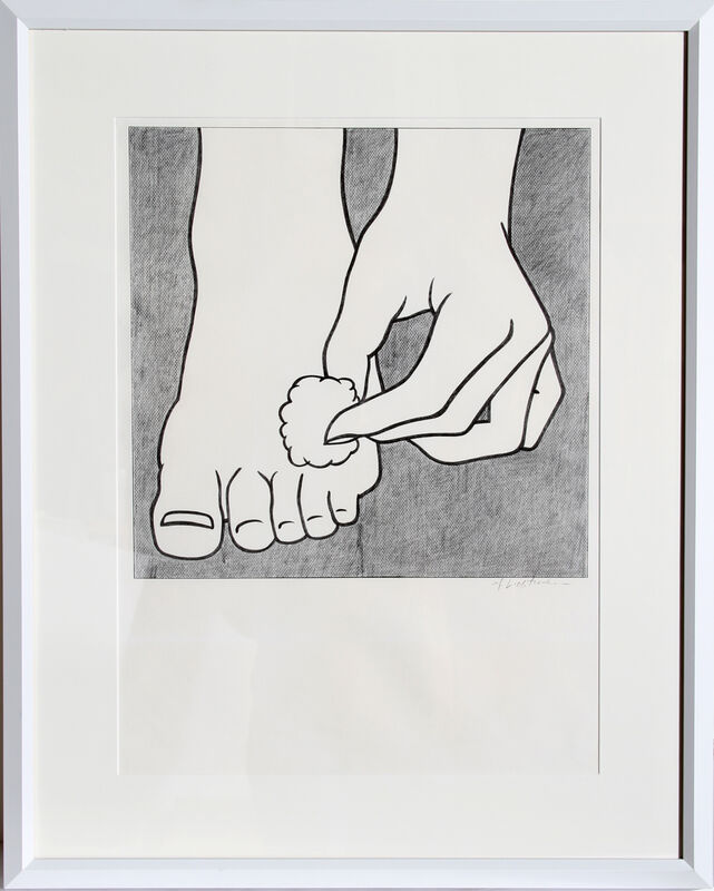 Roy Lichtenstein, ‘Foot Medication (C. App. 3)’, 1963, Print, Offset Lithograph, RoGallery Gallery Auction