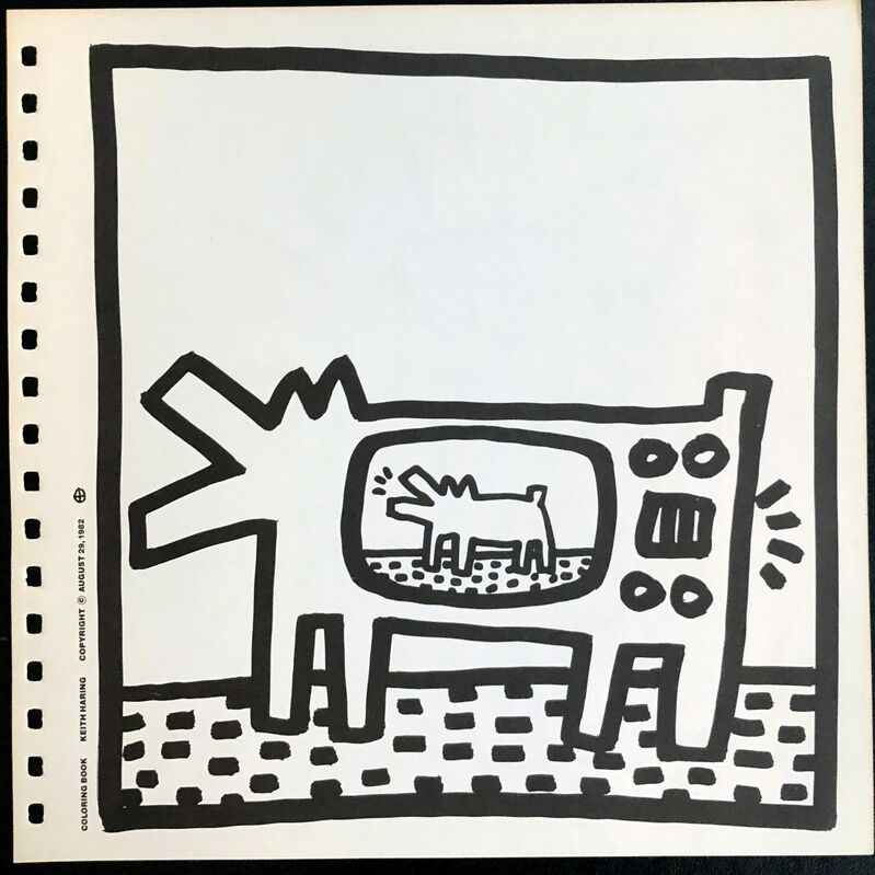Keith Haring, ‘Keith Haring (untitled) Radiant Baby lithograph 1982 (Tony Shafrazi)’, 1982, Ephemera or Merchandise, Offset lithograph, Lot 180 Gallery