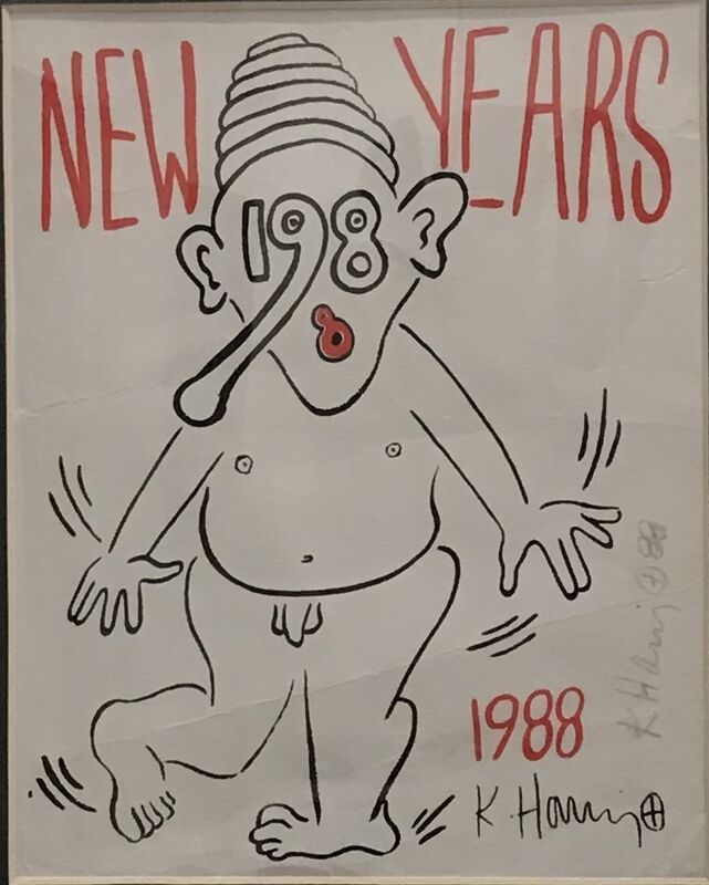 Keith Haring, ‘New Years’, 1988, Print, Screenprint on paper, EF ARTE