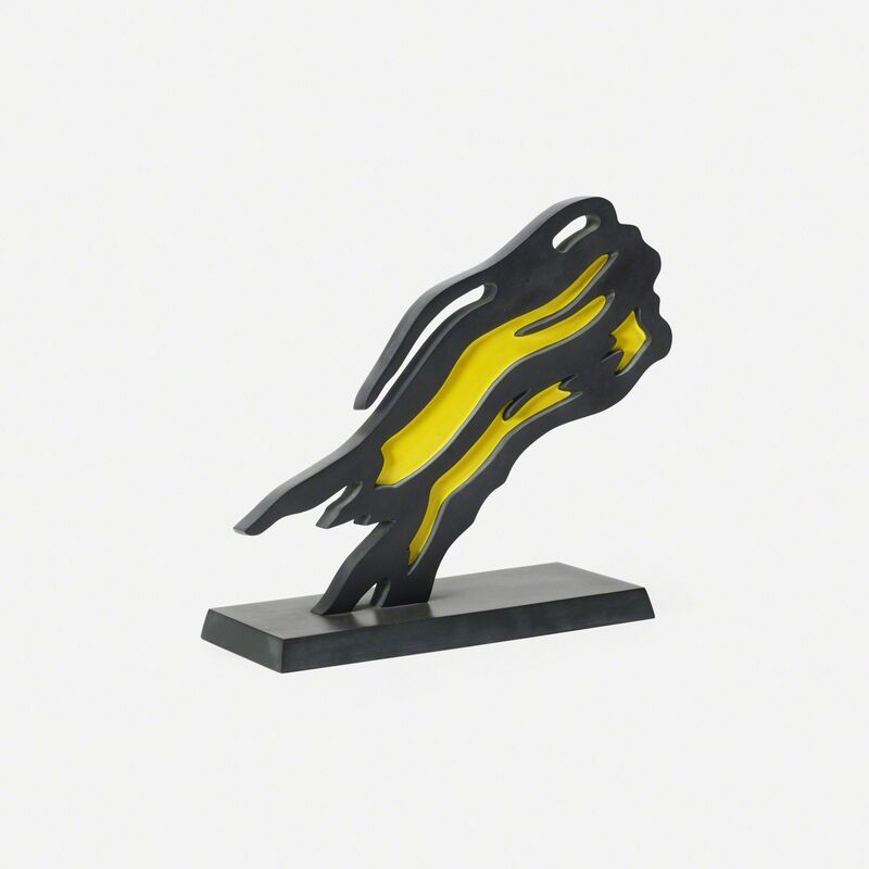 Roy Lichtenstein, ‘Weisman Award (Yellow Brushstroke)’, 1991, Sculpture, Cast bronze with applied acrylic paint, Rago/Wright/LAMA