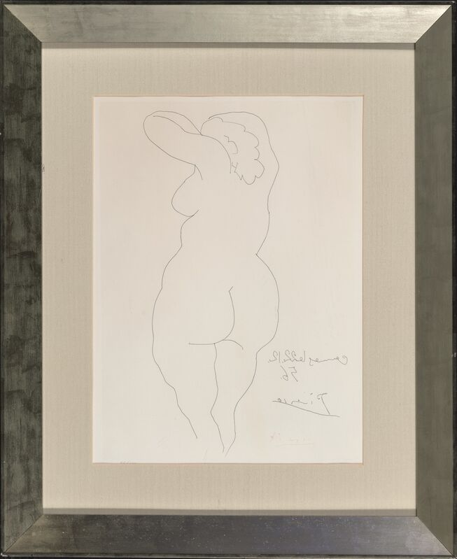 Pablo Picasso, ‘Femme vue de dos’, 1956, Print, Etching on wove paper, Heritage Auctions