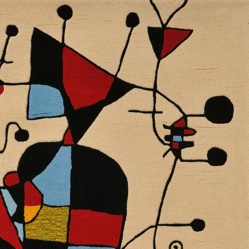 Joan Miró, ‘Personnages et Chien devant le Soleil’, 1949, Textile Arts, Tapestry, Weng Contemporary