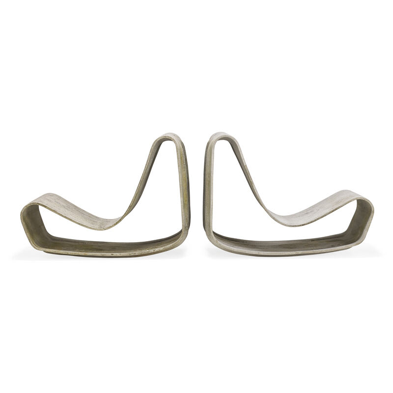 Willy Guhl, ‘Pair of lounge chairs, Switzerland’, Design/Decorative Art, Concrete composite, Rago/Wright/LAMA