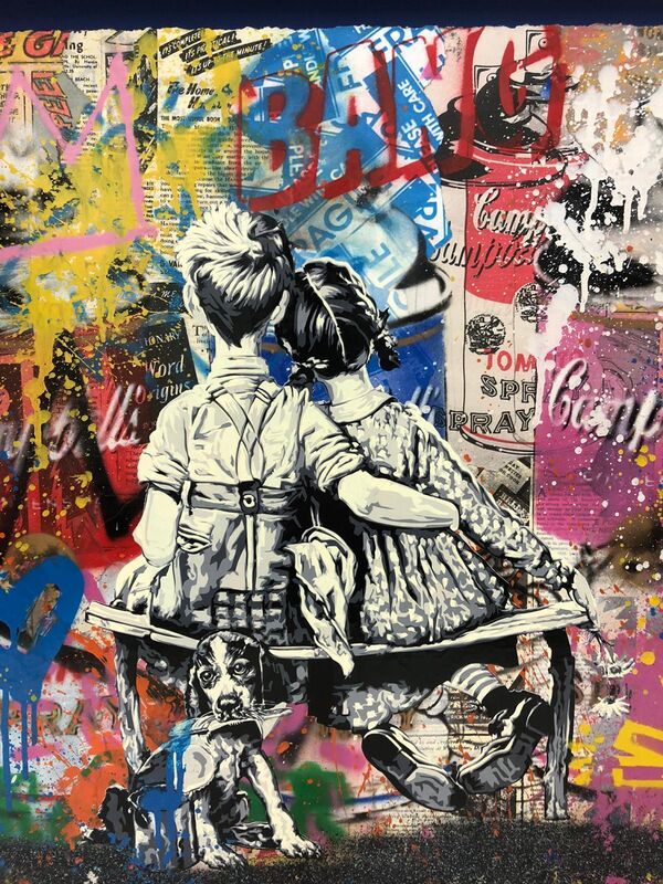 Mr. Brainwash, ‘Work Well Together’, 2020, Print, Silkscreen and mixed media on paper, Artsy x Tate Ward