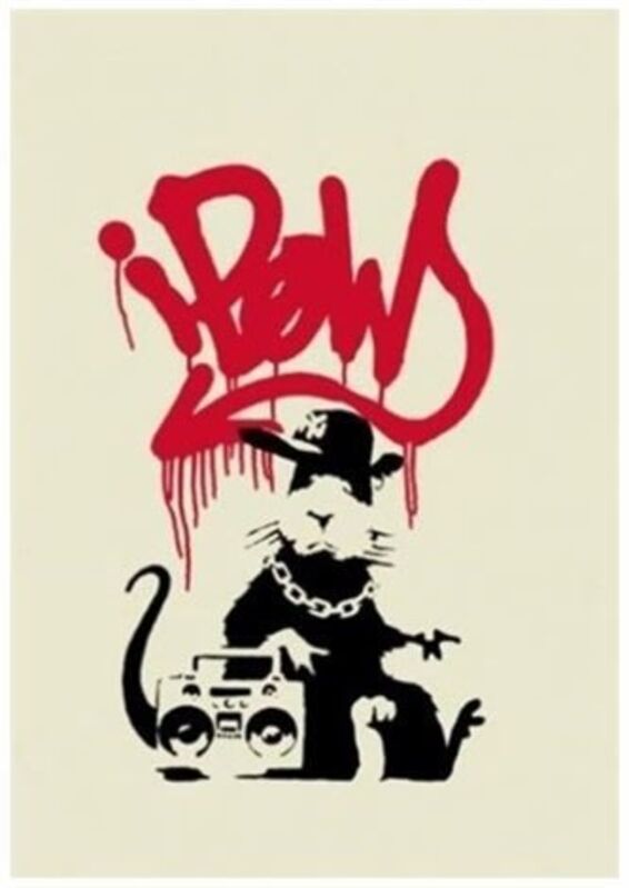 Banksy, ‘Gangsta Rat’, 2004, Print, Screenprint on paper., Shake Gallery
