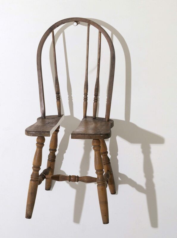 Robert Rauschenberg, ‘Streaker’, 1997, Wood chair with acrylic and wood dowel, Robert Rauschenberg Foundation