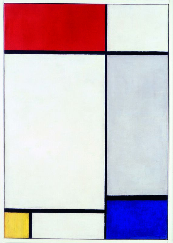 Piet Mondrian, ‘Composition with Red, Yellow and Blue’, 1927, Painting, Oil on canvas, Tate Liverpool
