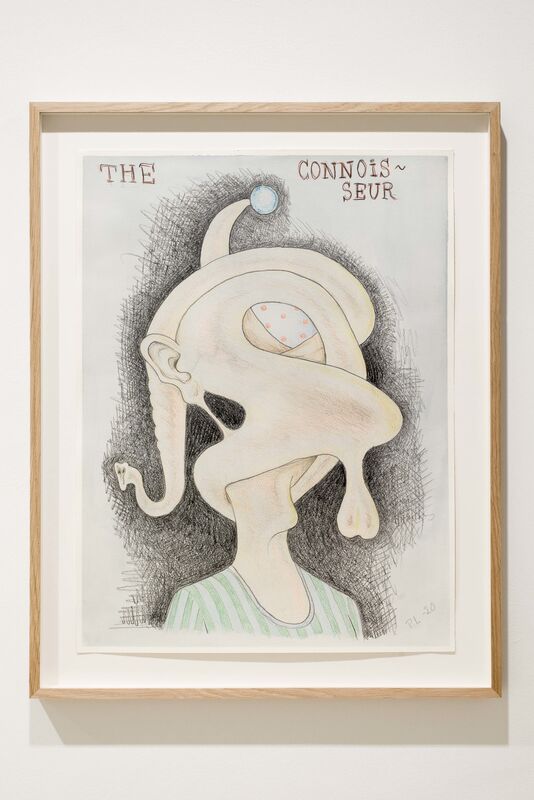 Peter Land, ‘The Connoisseur’, 2020, Drawing, Collage or other Work on Paper, Coloured pencil, crayon and watercolour on paper, KETELEER GALLERY