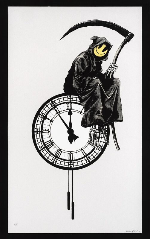 Banksy, ‘Grin Reaper’, 2005, Print, Screenprint in colours on wove paper, Tate Ward Auctions