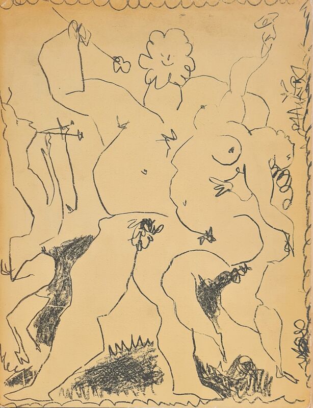 Pablo Picasso, ‘Bacchanale’, 1956, Print, Original lithograph on wove paper, Samhart Gallery