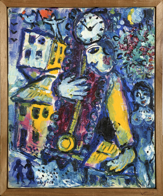 Marc Chagall, ‘Pendulum man’, 1968, Painting, Oil on canvas, DIGARD AUCTION