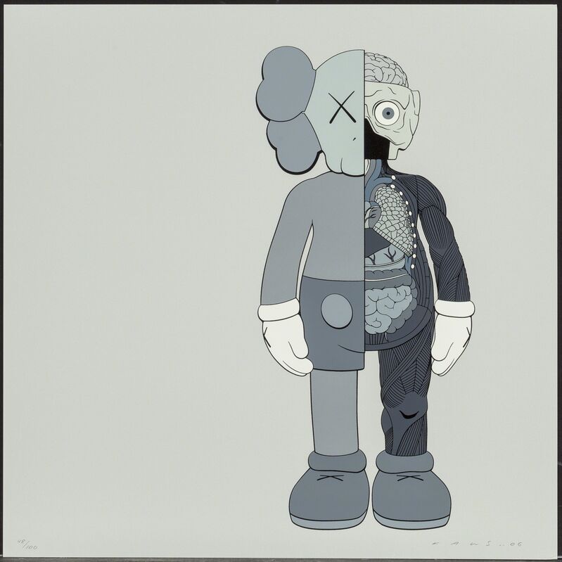 KAWS, ‘Companion (Grey)’, 2006, Print, Screenprint in colors on paper, Heritage Auctions