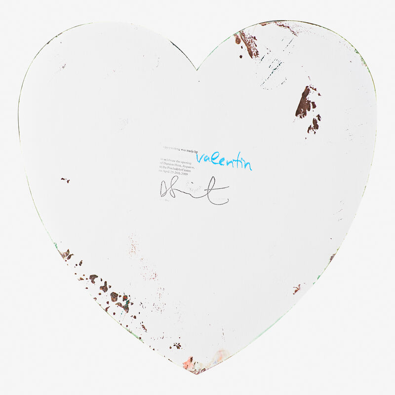 Damien Hirst, ‘Heart Spin Painting (Created at Damien Hirst Spin Workshop)’, 2009, Painting, Acrylic on paper, Rago/Wright/LAMA