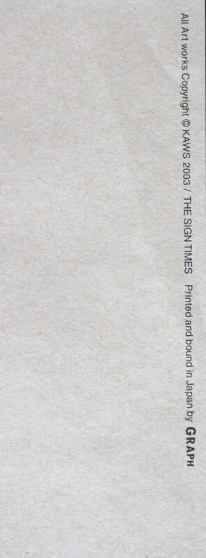KAWS, ‘Untitled (The Sign Times)’, 2003, Ephemera or Merchandise, Offset lithograph, EHC Fine Art