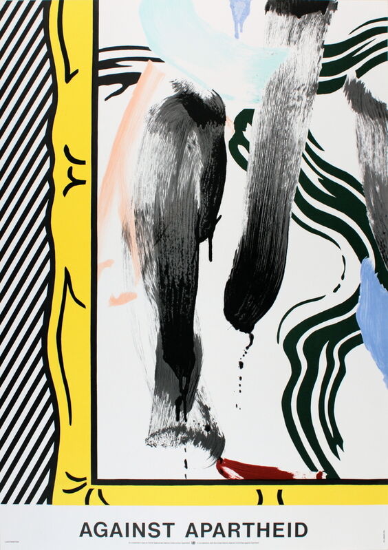 Roy Lichtenstein, ‘Against Apartheid’, 1983, Ephemera or Merchandise, Stone Lithograph, ArtWise