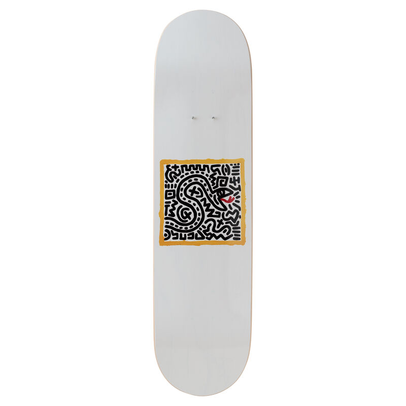 Keith Haring, ‘Untitled (Snake) Skateboard Deck’, 2019, Ephemera or Merchandise, 7-ply Canadian Maplewood with screen-print, Artware Editions