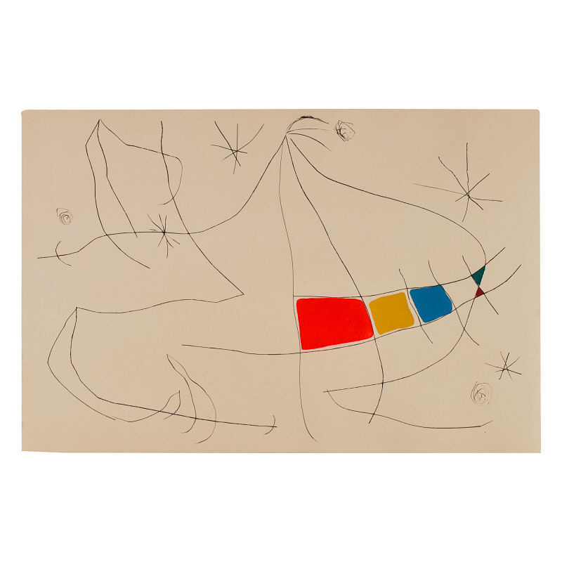 Joan Miró, ‘L'Issue Dérobée 1’, 1974, Print, Drypoint & aquatint on Arches wove paper, Samhart Gallery