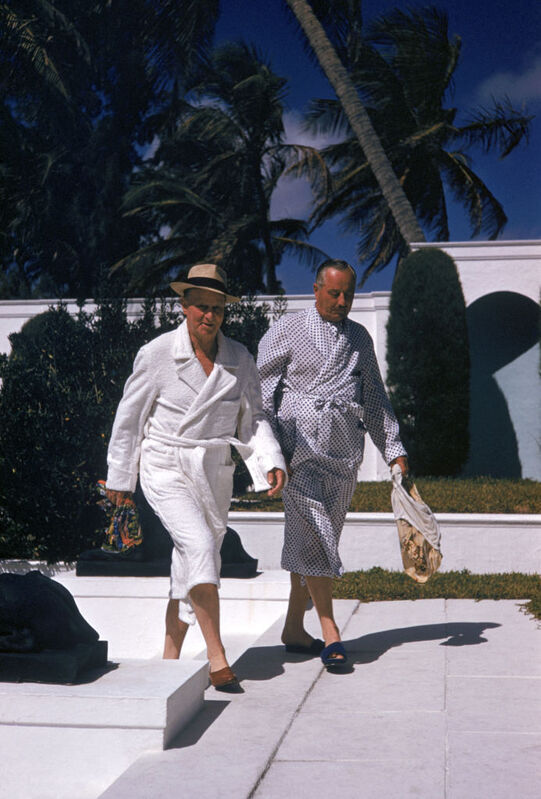 Slim Aarons, ‘Pool-Bound Guests’, 1955, Photography, C print, IFAC Arts