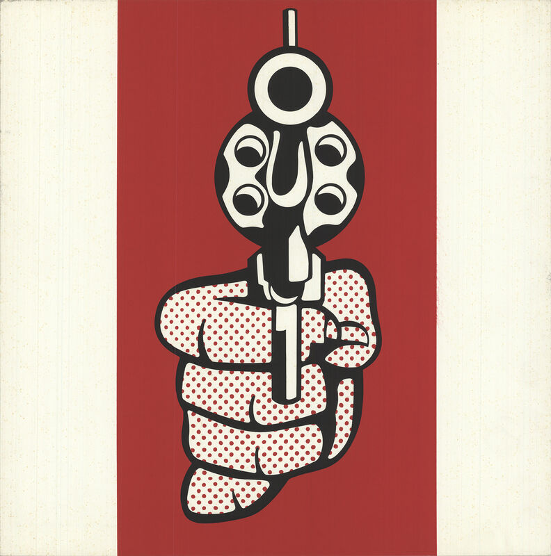 Roy Lichtenstein, ‘Pistol, from Banner, Multiples Calendar for 1969’, 1968, Ephemera or Merchandise, Serigraph, ArtWise