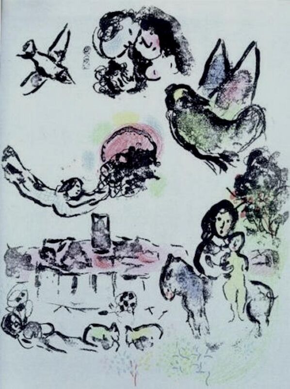 Marc Chagall, ‘Nocturne a Venice (M.400) Portfolio: Lithographs Book II’, 1963, Print, Lithograph, Fine Art Acquisitions Dali 