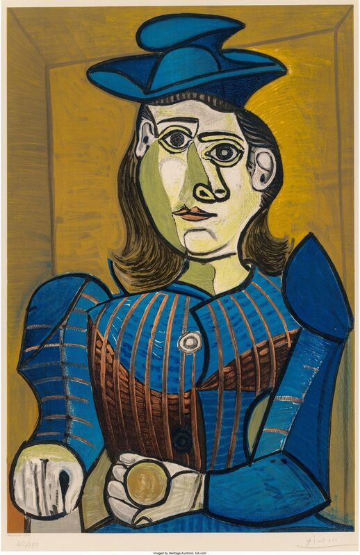 Pablo Picasso, ‘Femme assise (Dora Maar)’, 1955, Print, Lithograph in colors on wove paper, Heritage Auctions