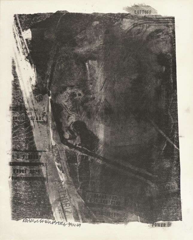 Robert Rauschenberg, ‘Rack (Stoned Moon)’, 1969, Print, Lithograph, San Francisco Museum of Modern Art (SFMOMA) 