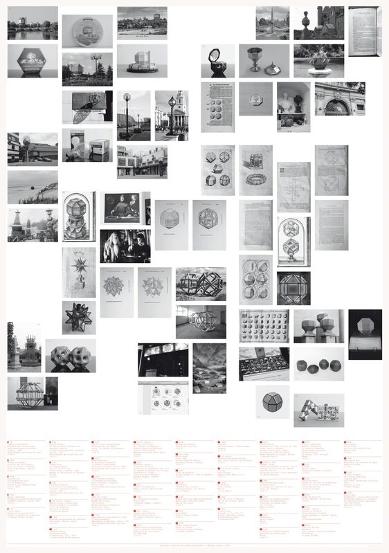 Raphaël Zarka, ‘Catalogue des Rhombis’, 2012, Print, Poster, BISCHOFF/WEISS