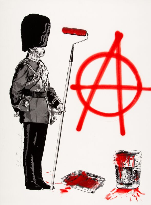 Mr. Brainwash, ‘Anarchy Soldier’, 2012, Print, Screenprint and stencil in colors on paper, Heritage Auctions
